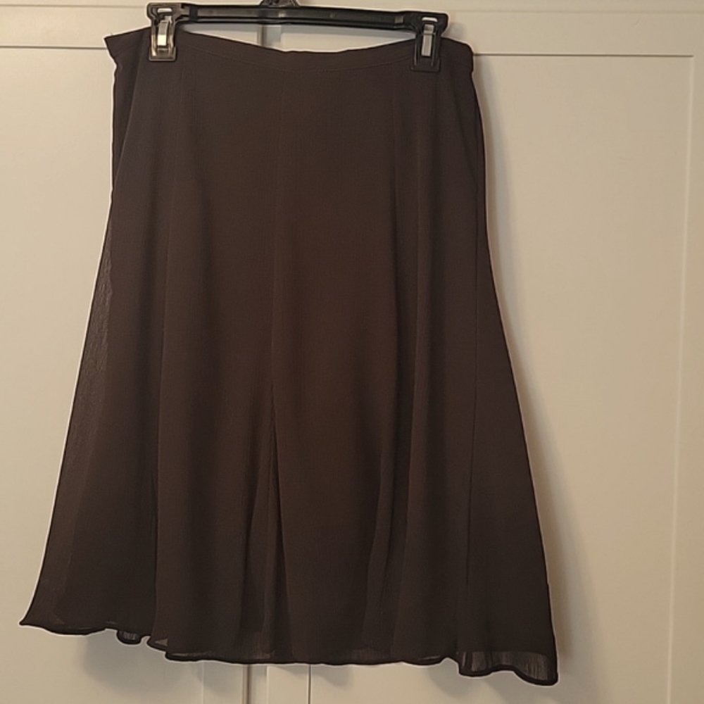 George, size 10, Brown skirt, lined,Machine wash